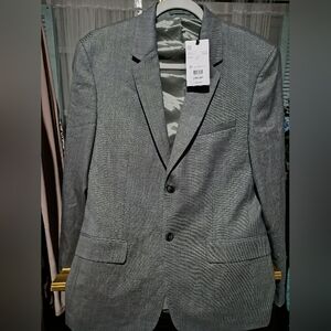 Classic Charcoal Men's Suit Jacket